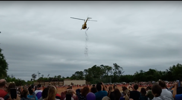 Daytona Beach Easter Helicopter Egg Drop